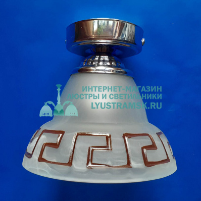 Люстра плафон ЛС 823 хром