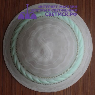 Купить плафон орхидея. ЛС 1243 D-25 мурано зеленый.