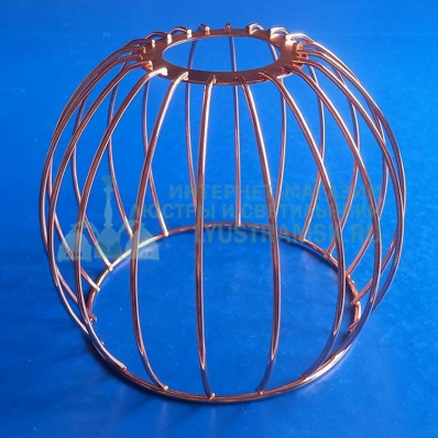 Плафон металлический ЛС 1018 Е27 медь