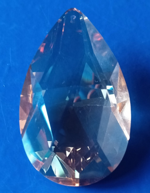 Хрустальный подвес золотой